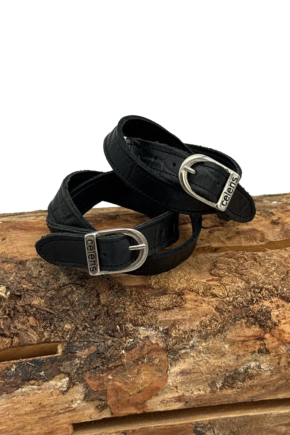 Spoorriempjes Croco Black