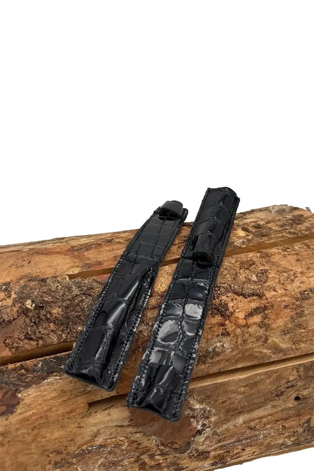 Spoorbeschermer Croco Zwart Lak